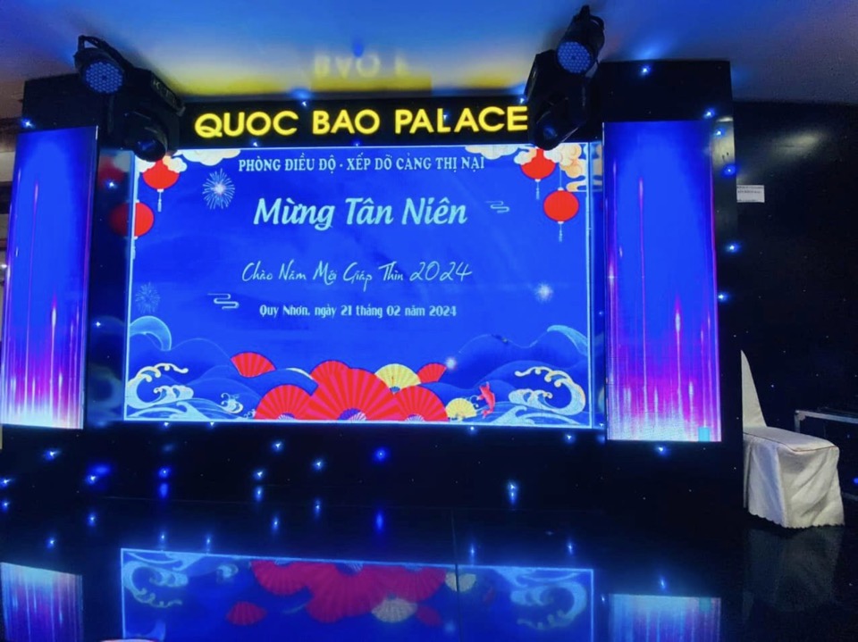 Sảnh tiệc 450 khách tại nhà hàng Quốc Bảo Quy Nhơn