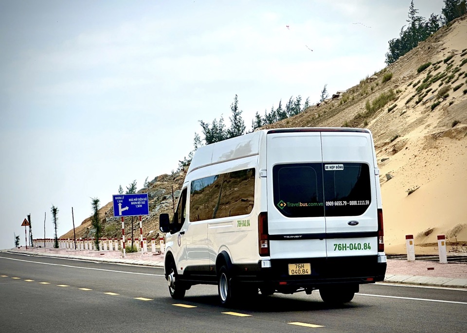 Bảng giá cho thuê xe 16 – 18 chỗ tại Quy Nhơn 2026